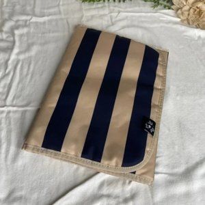 BETTER BE FIRST MATE Nautical Portable Changing Pad Insert Tan & Navy